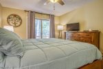 King master bedroom with HDTV